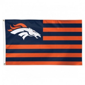 Blue & Orange Stripes can only mean you are in Broncos Country. Start your Broncos man cave off with a 3x5 Flag from Wincraft.