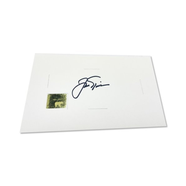 Jack Nicklaus Autographed 4x8 Cut Signed in Black Golden Bear Certified Authentic